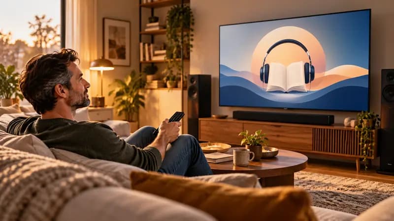 Навіщо слухати аудіокниги на Smart TV, якщо поруч є телефон